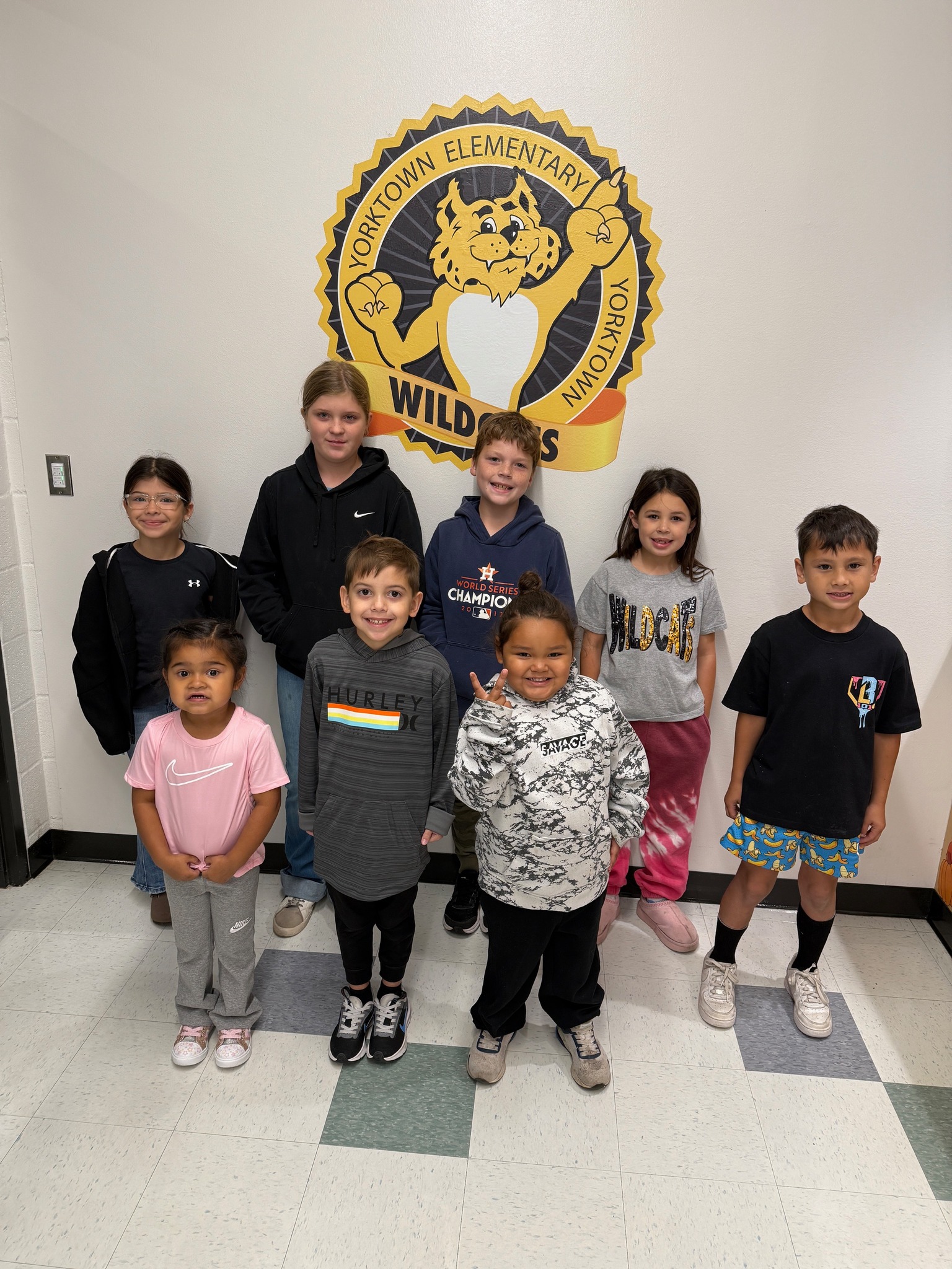 Yorktown Elementary October Wildcats of the Month